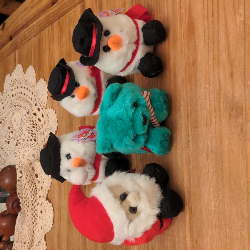 Set of 5 Swibco Christmas Puffkins
